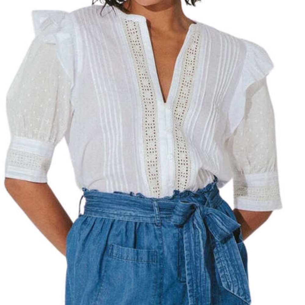 Cleobella White Blouse